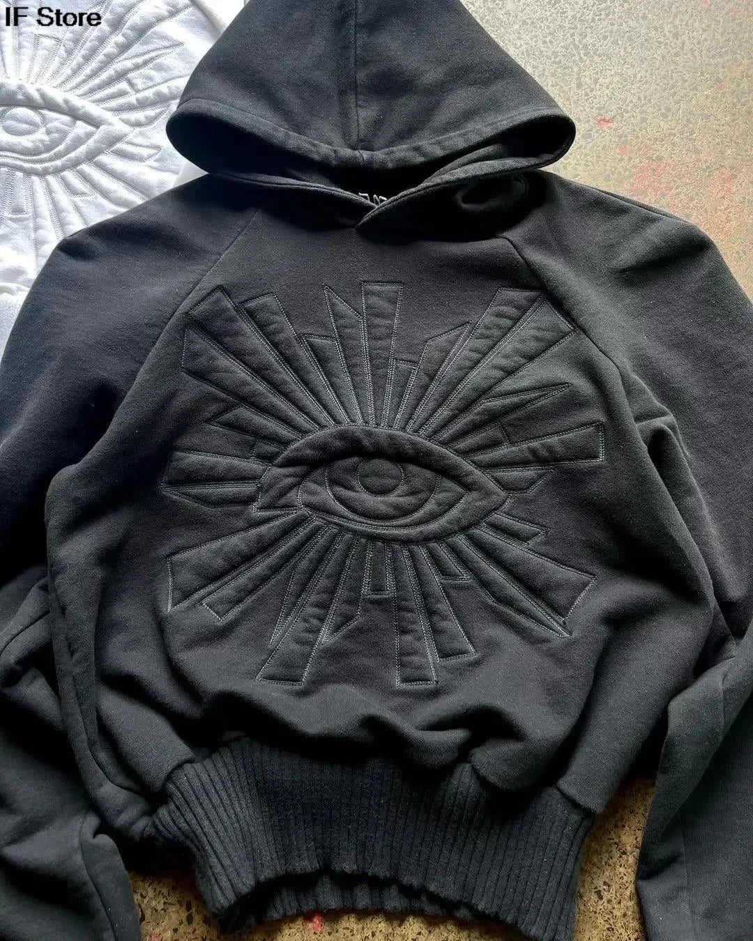 Streetwear Hoodie Eye Print