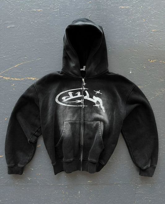 Vintage Zip Up Hoodie