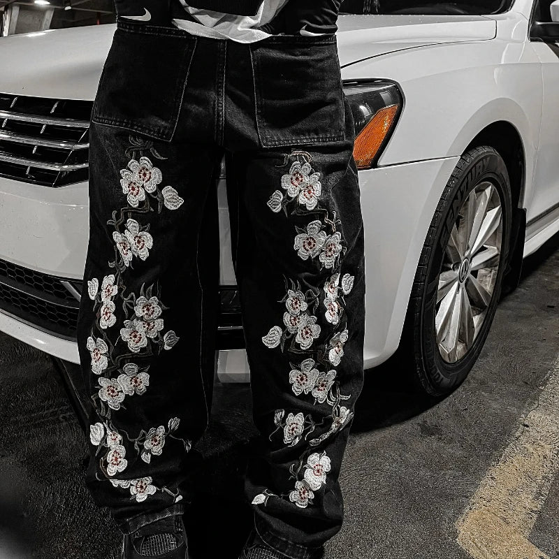 Y2K Garden Baggy Jeans