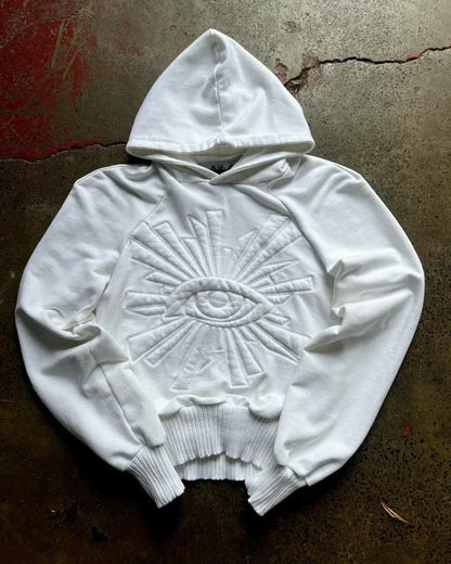 Streetwear Hoodie Eye Print