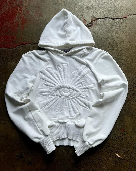 Streetwear Hoodie Eye Print