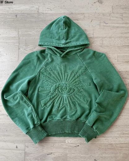 Streetwear Hoodie Eye Print
