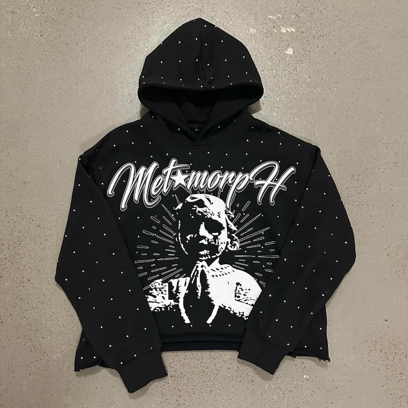 Printed Streetwear Hoodie