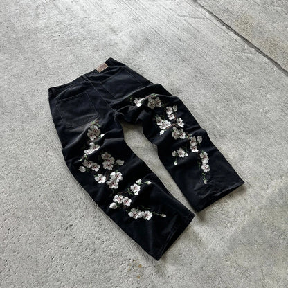 Y2K Garden Baggy Jeans