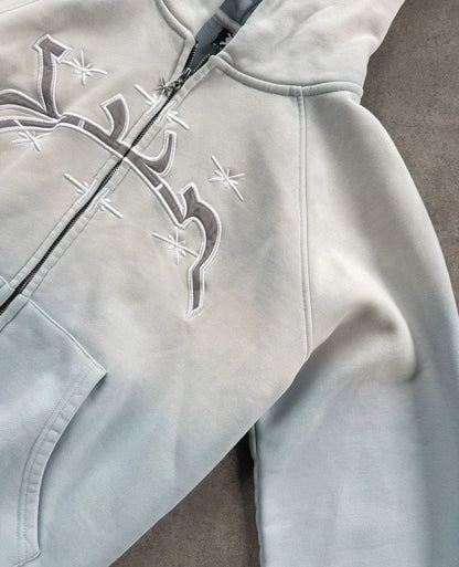 Vintage Zip Up Hoodie