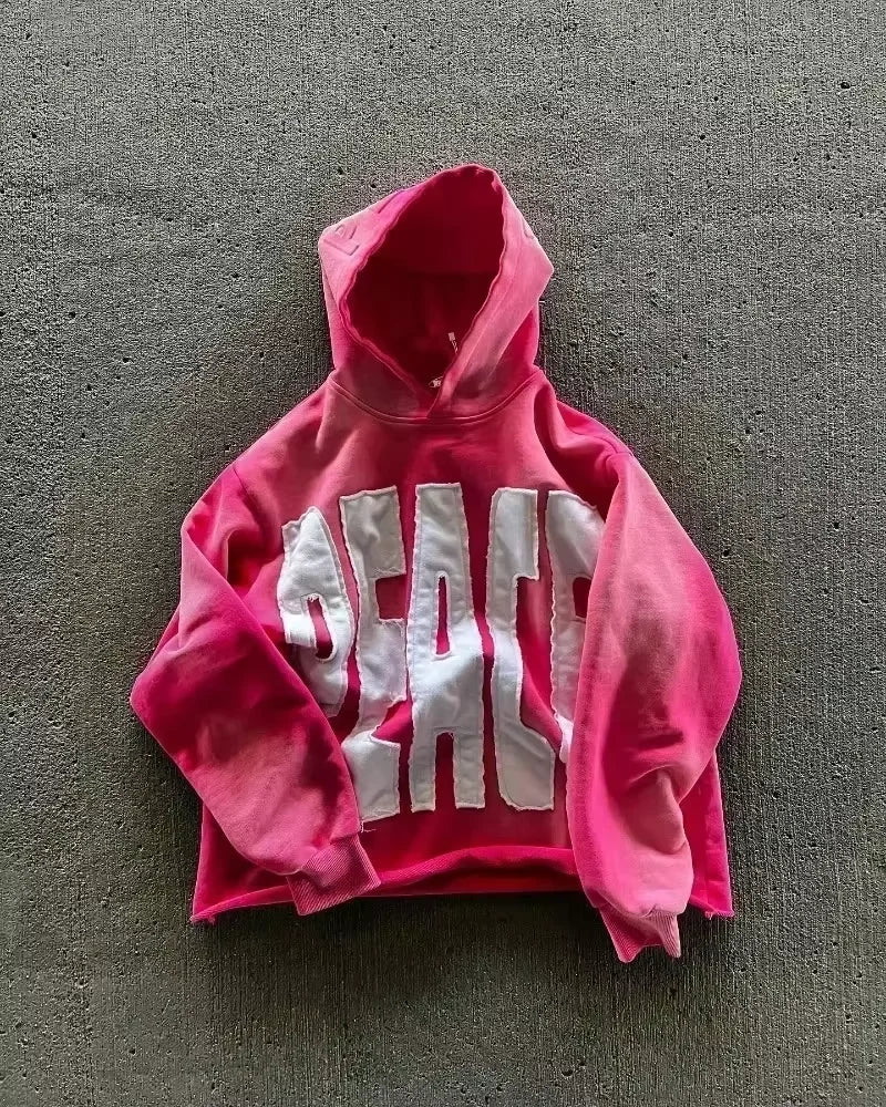 Vintage Streetwear Zip Up Hoodies