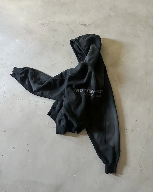 Vintage Streetwear Zip Up Hoodies