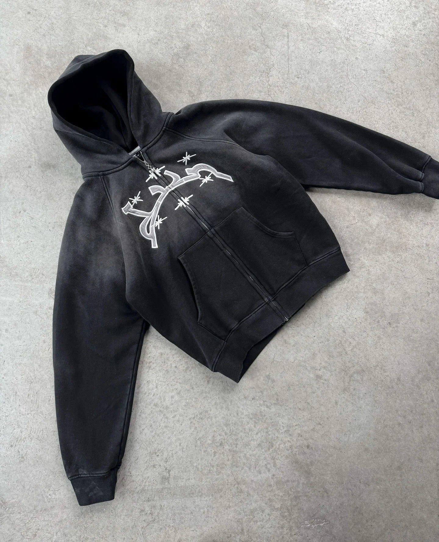 Vintage Zip Up Hoodie