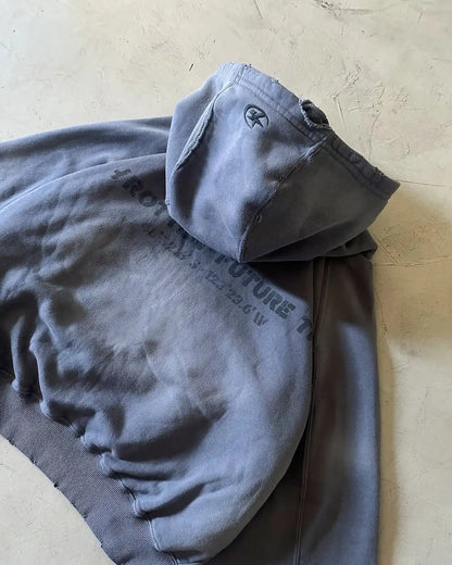 Vintage Streetwear Zip Up Hoodies