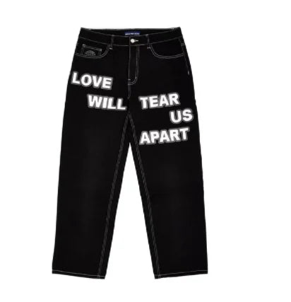 printed loose fit pants