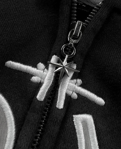 Vintage Zip Up Hoodie